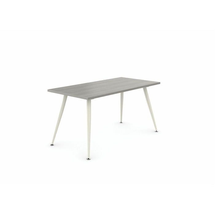 Global Pashley Work Surface - Rectangle Top - Tapered Base - 4 Legs - Noce Grigio - Laminate Top Material