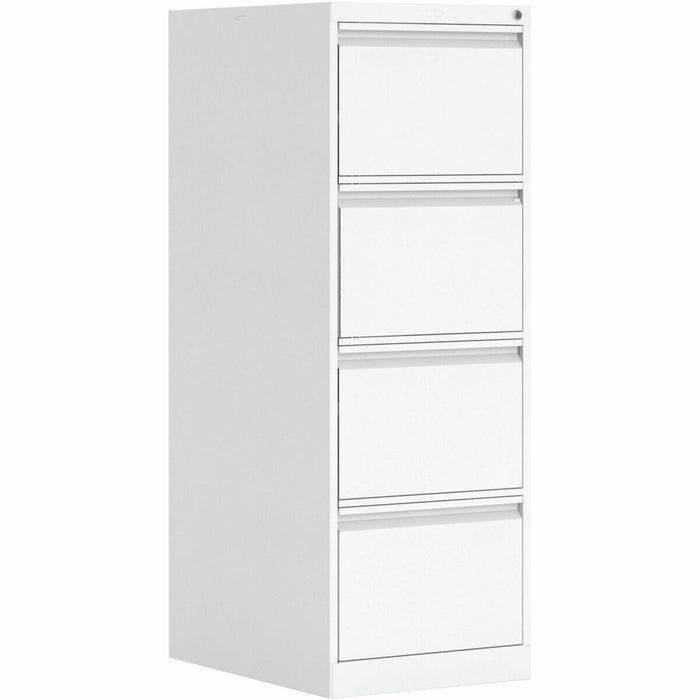 Offices To Go MVL25 File Cabinet - 2 Drawer(s) for File - Key Lock, Ball-bearing Suspension, Durable - White