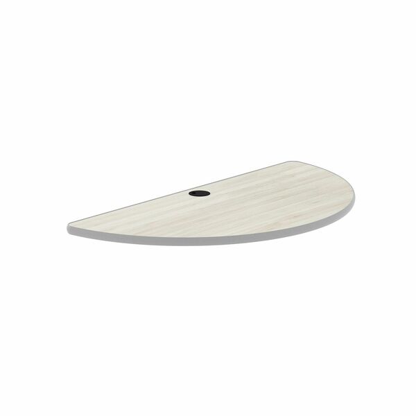 Heartwood 1/2 Round Table Top - Half-round Top - 1" (25.40 mm) Table Top Thickness - Assembly Required - Winter Wood