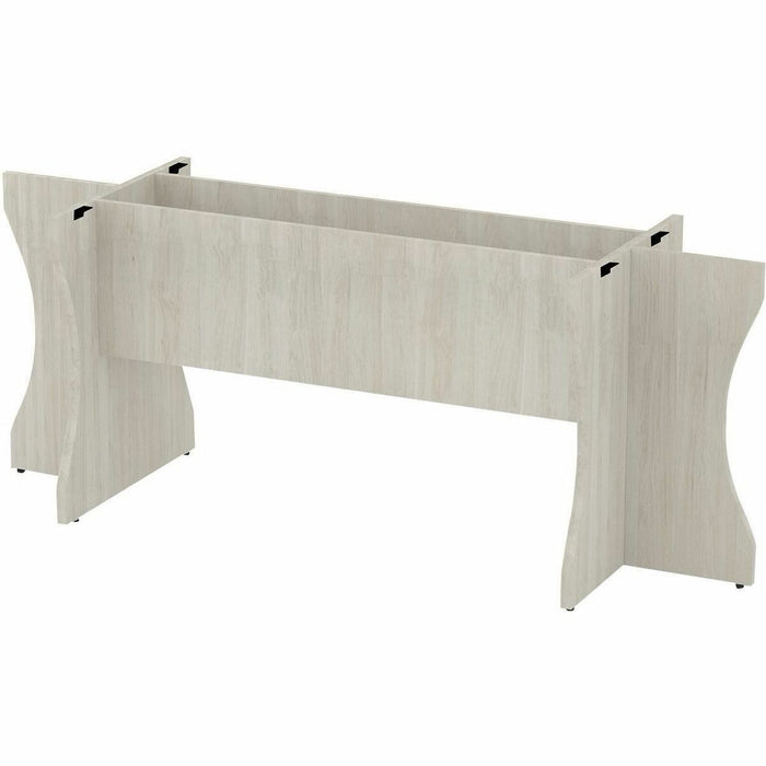 HDL Expandable Racetrack Table - 28" (711.20 mm) Height - Winter Wood