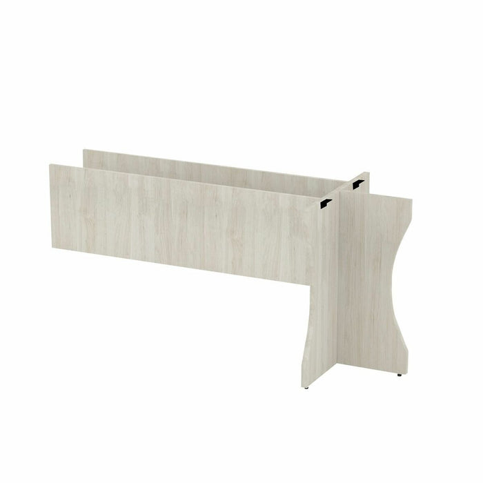 Heartwood Table Desk - Woodgrain Laminate Square, Thermofused Laminate (TFL) Top x 1" (25.40 mm) Table Top Thickness - 28" (711.20 mm) Height - Winter White