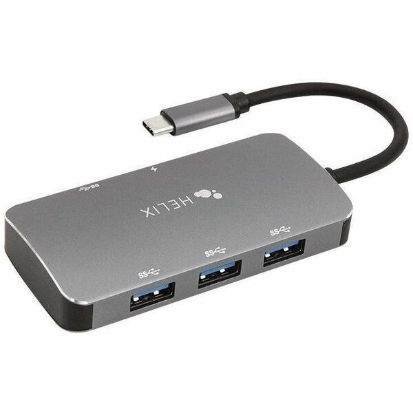 Helix USB Hub - USB Type C - 640 MB/s - 4 USB Port(s) - PC