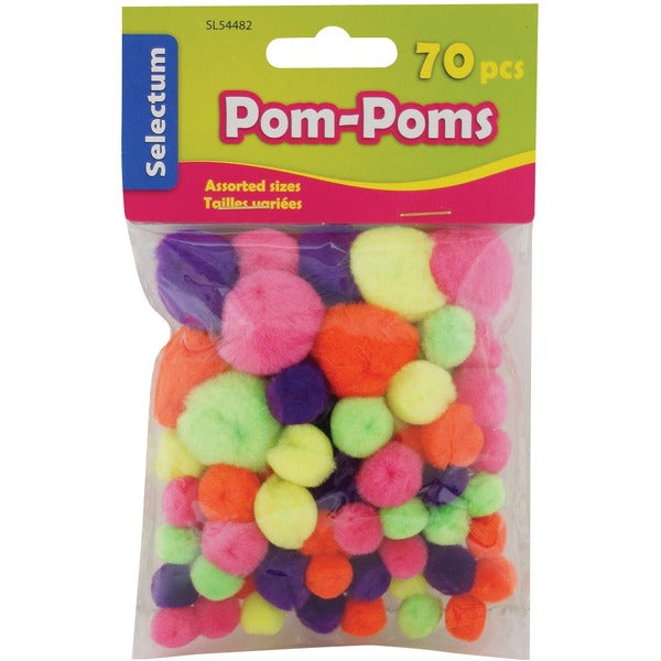 Selectum Pom Pom - Assorted - 70 / Pack