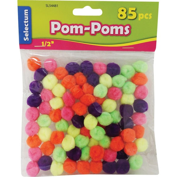 Selectum Pom Pom - 0.50" (12.70 mm) Height - Brite - 85 / Pack