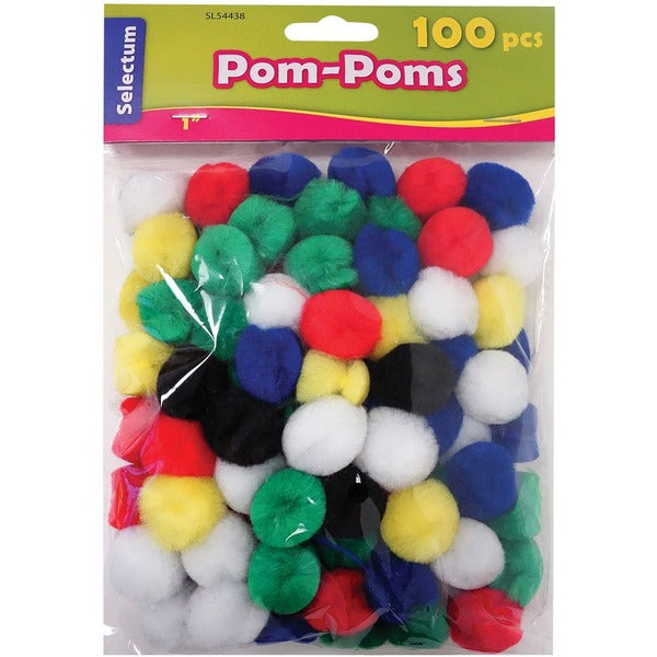 Selectum Pom Pom - 1" (25.40 mm) Height - 100 / Pack