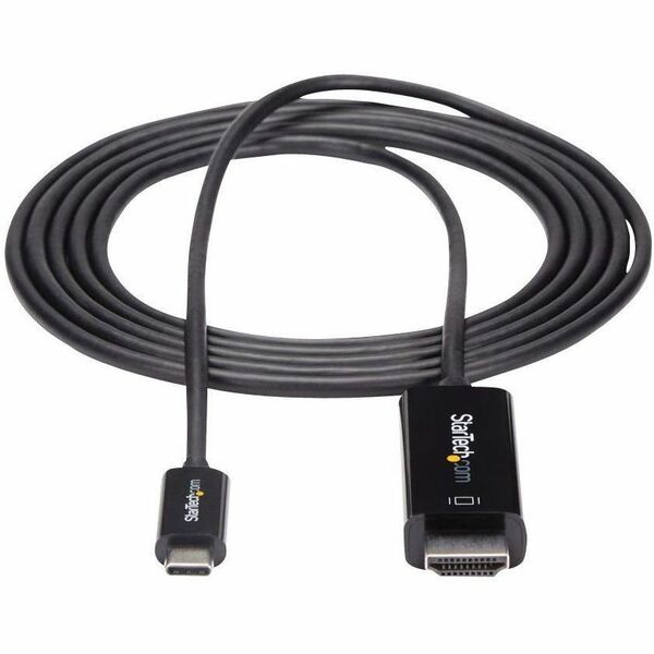 StarTech.com HDMI/USB-C Audio/Video Cable - 6 ft (1.83 m) HDMI/USB-C A/V Cable for Display, USB Device, MacBook, Chromebook, Notebook - Black