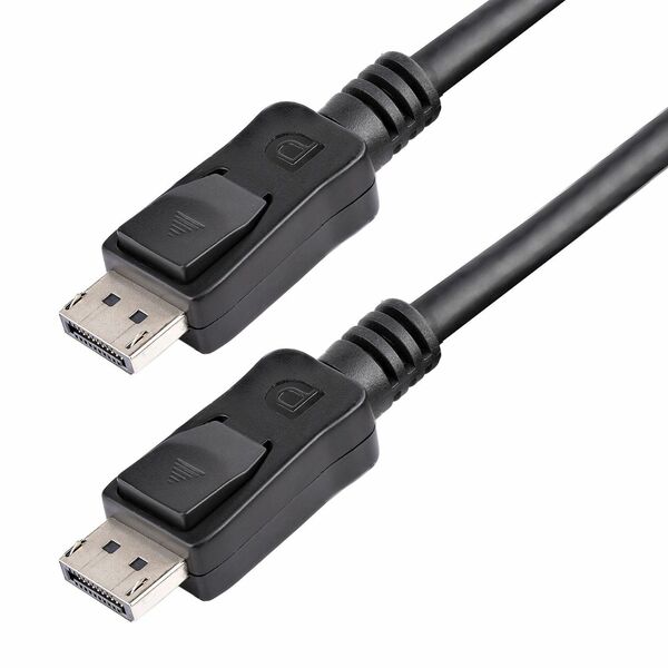 StarTech.com DisplayPort Audio/Video Cable - 10 ft (3.05 m) DisplayPort A/V Cable for Audio/Video Device, Monitor - 21.6 Gbit/s - Supports up to 4096 x 2160 - Black