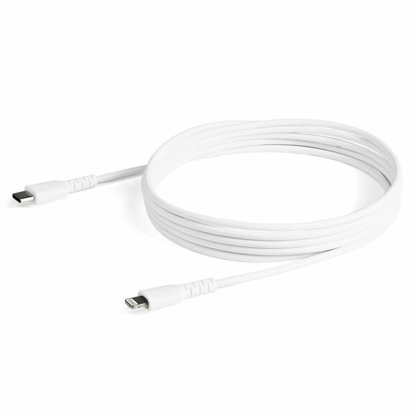 StarTech.com Lightning/USB-C Data Transfer Cable - 6 ft Lightning/USB-C Data Transfer Cable for iPad, iPhone, Mobile Device - White