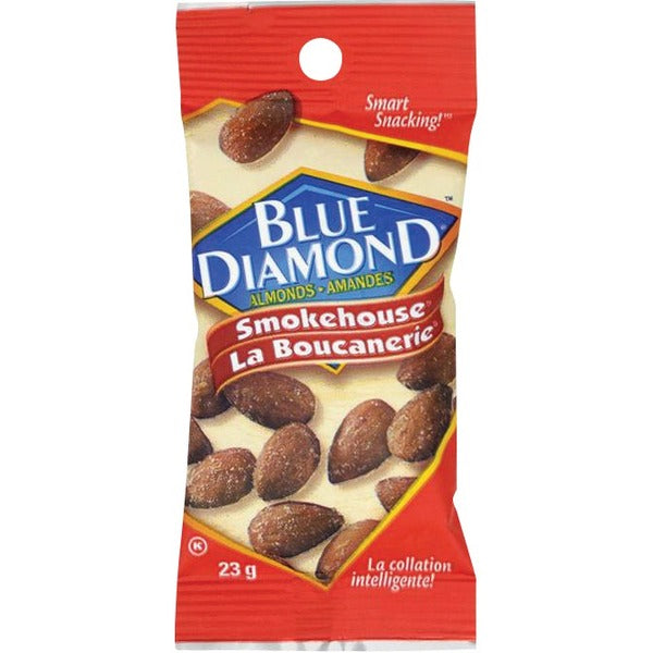 Blue Diamond Smokehouse Almonds - 0.81 oz (23 g) - 18 / Box