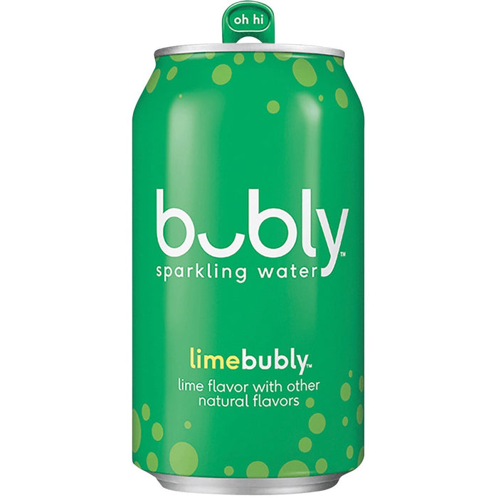 bubly Sparkling Water Lime - Ready-to-Drink - 355 mL - LimeBox - 12 Can
