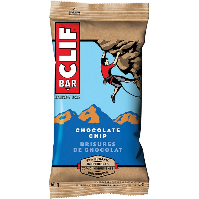 Clif Bar Chocolate Chip - Chocolate Chip - 2.40 oz (68 g) - 12 / Box