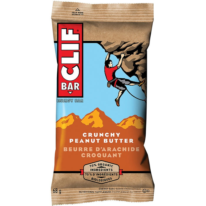Clif Bar Crunchy Peanut Butter - Crunchy Peanut Butter - 2.40 oz (68 g) - 12 / Box