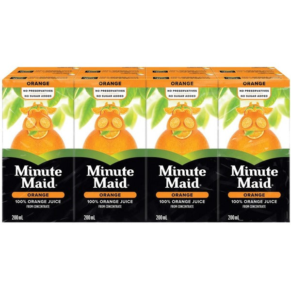 Minute Maid 100 % Orange Juice - Concentrate - 200 mL - 32 / Box