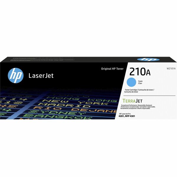 HP 210A Original Laser Toner Cartridge - Cyan Pack - 1800 pages