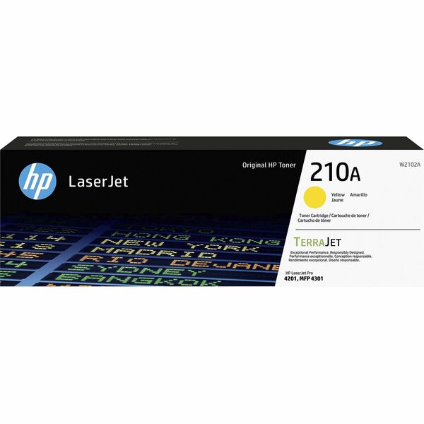 HP 210A Original Laser Toner Cartridge - Yellow Pack - 1800 pages