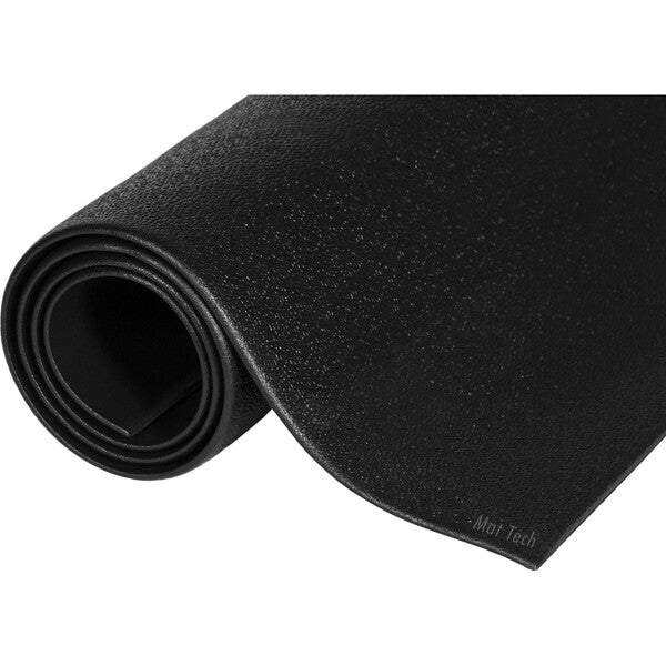 Mat Tech Comfort-King Anti-fatigue Mat - 36" (914.40 mm) Length x 24" (609.60 mm) Width x 0.500" (12.70 mm) Thickness - Foam, Nitrile - Black - 1Each