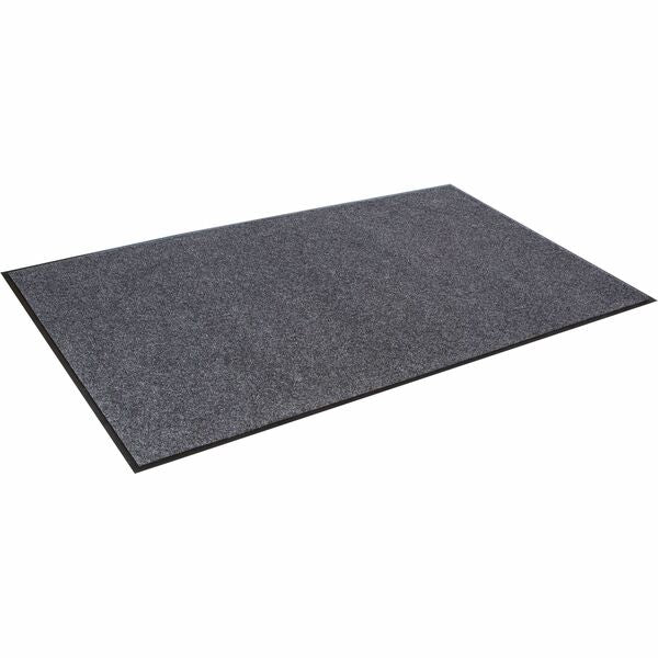 Mat Tech Eco Step™ Wiper Entrance Mat - Indoor, Entrance - 60" (1524 mm) Length x 36" (914.40 mm) Width x 0.250" (6.35 mm) Thickness - Textured - Vinyl - Charcoal - 1 Each