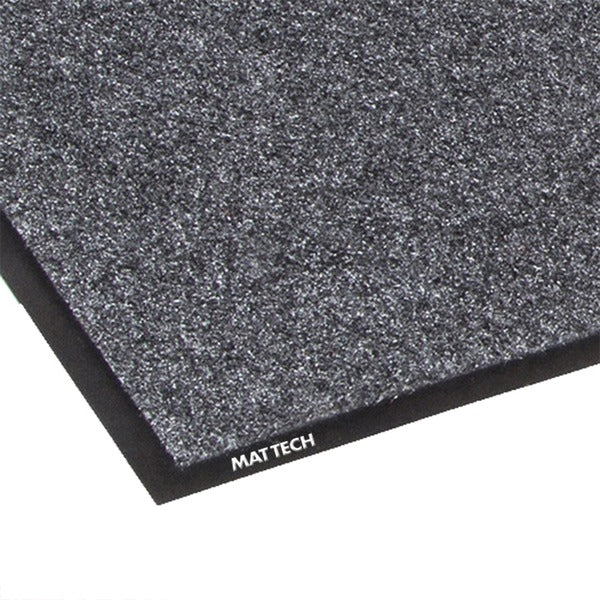 Mat Tech Eco-Step Floor Mat - Indoor, Entrance - 60" (1524 mm) Length x 36" (914.40 mm) Width x 0.250" (6.35 mm) Thickness - Textured - Vinyl - Charcoal - 1 Each