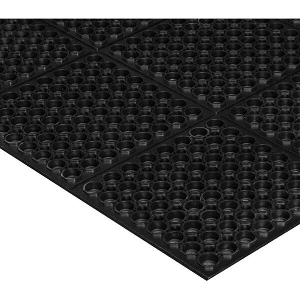 Mat Tech Safewalk Scraper Mat - Wet Place, Entrance - 60" (1524 mm) Length x 36" (914.40 mm) Width x 0.500" (12.70 mm) Thickness - Styrene Butadiene Rubber (SBR) - Black - 1Each