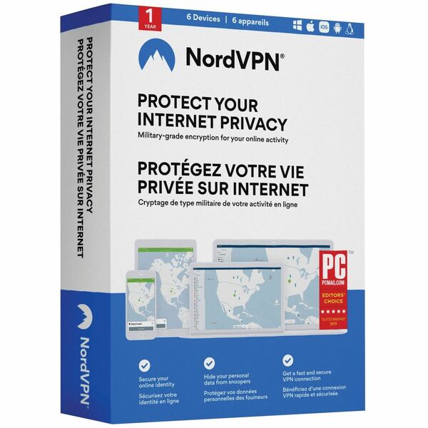 NordVPN Sofware With 1-Year License - Network Security