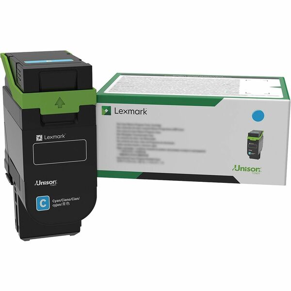 Lexmark 75M1XC0 Original Extra High Yield Laser Toner Cartridge - Single Pack - Return Program - Cyan - 1 Each - 11700 Pages