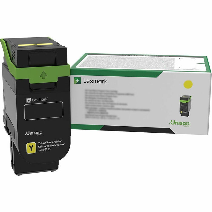 Lexmark 75M1XY0 Extra High Yield Laser Toner Cartridge - Return Program - Yellow - 1 Each - 11700 Pages