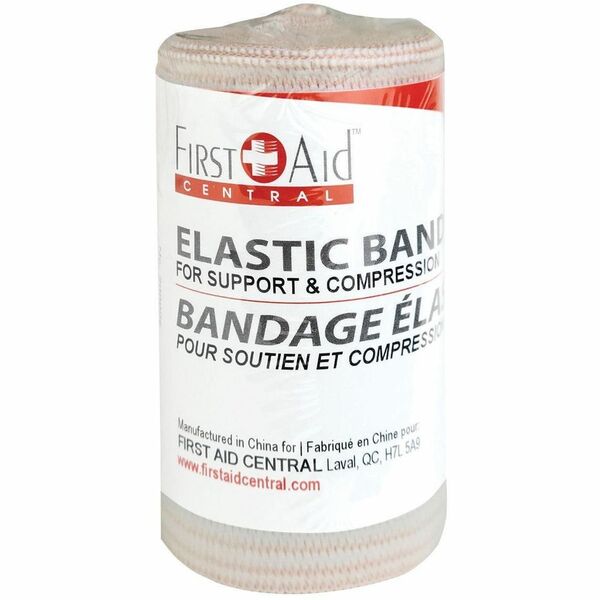 First Aid Central Elastic Bandage Wrap, 7.6cm x 4.5m (3" x 5yd) - 1 Each