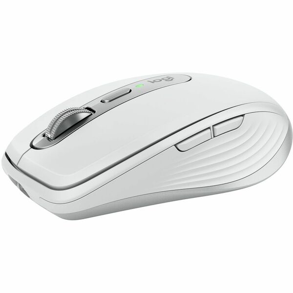 Logitech MX Anywhere 3S Compact Wireless Mouse - Darkfield - Rechargeable - Pale Gray - 1000 dpi - Scroll Wheel - 6 Button(s) - Proprietary Battery Size Battery Supported - 1 Each