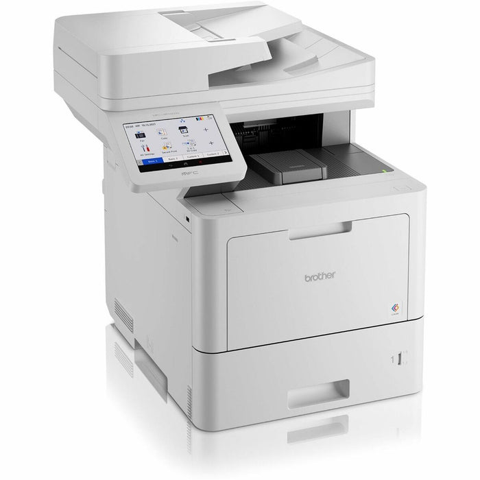 Brother MFC-L9610CDN Laser Multifunction Printer - Color - Copier/Fax/Printer/Scanner - 42 ppm Mono/42 ppm Color Print - 2400 x 600 dpi Print - Automatic Duplex Print - Up to 120000 Pages Monthly - Color Flatbed/ADF Scanner - 600 x 600 dpi Optical Scan -