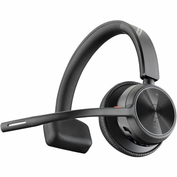 Poly Voyager 4310 USB-C Headset +BT700 Dongle + Charging Stand - Microsoft Teams Certification - Siri, Google Assistant - Mono - USB Type C - Wired/Wireless - Bluetooth - 298.6 ft (91 m) - 20 Hz to 20 kHz - Over-the-head, On-ear - Monaural - Supra-aural -