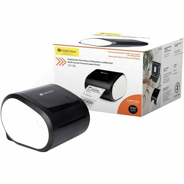 IntekView Business Direct Thermal Printer - Monochrome - Label Print - Bluetooth - 4" Label Width x 6" Label Length - For iOS, Android