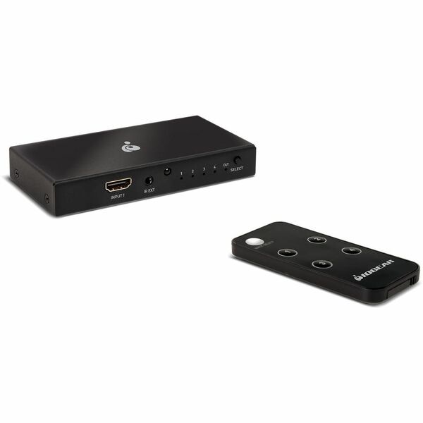 IOGEAR 4-Port 8K UltraHD HDMI Switch - 7680 x 4320 - 8K - 4 x 1.0 - Display - 1 x HDMI Out