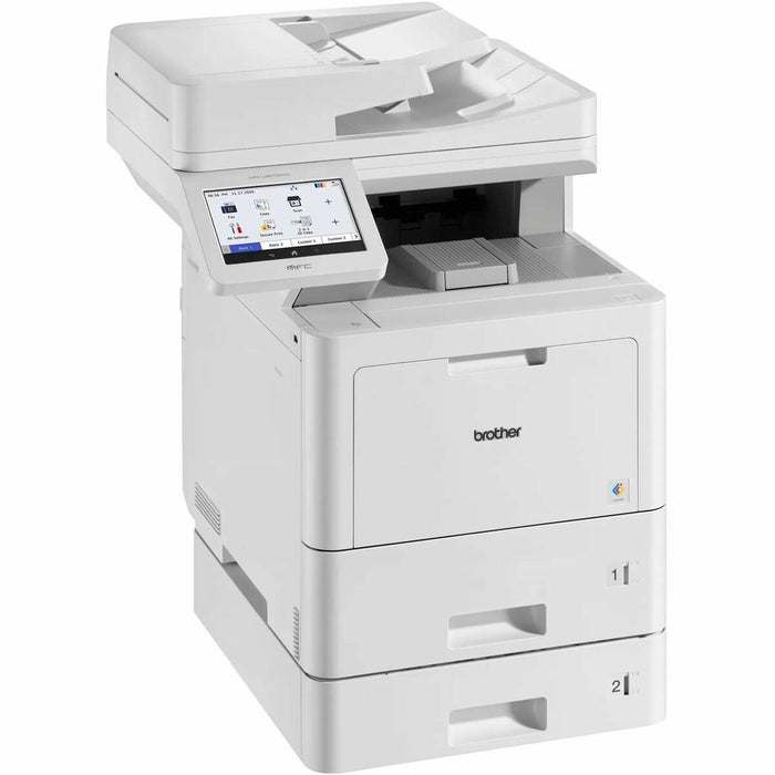 Brother MFCL9670CDN Wired Laser Multifunction Printer - Color - 42 ppm Mono/42 ppm Color Print - Gigabit Ethernet - USB - For Plain Paper Print