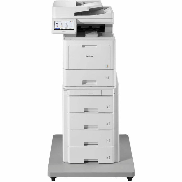 Brother MFCL9670CDN Wired Laser Multifunction Printer - Color - 42 ppm Mono/42 ppm Color Print - Automatic Duplex Print - Gigabit Ethernet - USB - For Plain Paper Print