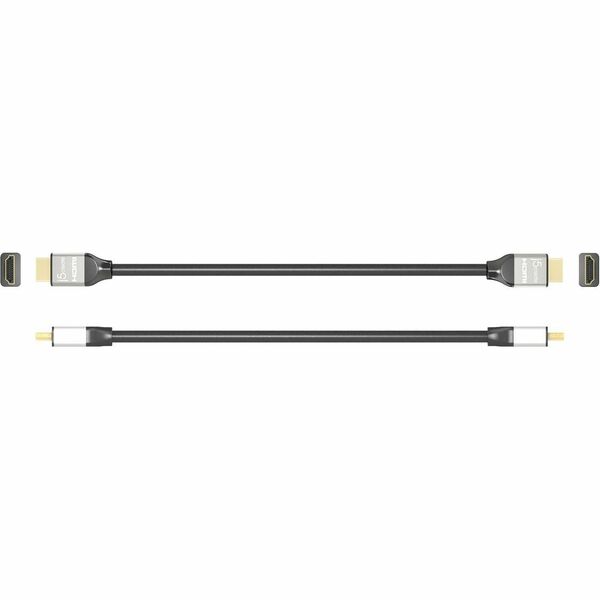 j5create Premium High Speed HDMI/ Cable with Ethernet - 6.6 ft (2.01 m) A/V Cable for Audio/Video Device, Display, Notebook, Desktop Computer, Docking Station, Monitor, TV, Blu-ray Player, DVD Player, Set-top Box, Amazon Fire TV, ... - First End: 1 x HDMI