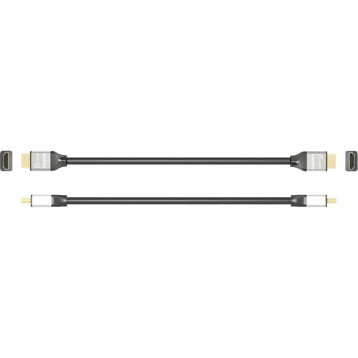 j5create Premium High Speed HDMI/ Cable with Ethernet - 6.6 ft (2.01 m) A/V Cable for Audio/Video Device, Display, Notebook, Desktop Computer, Docking Station, Monitor, TV, Blu-ray Player, DVD Player, Set-top Box, Amazon Fire TV, ... - First End: 1 x HDMI