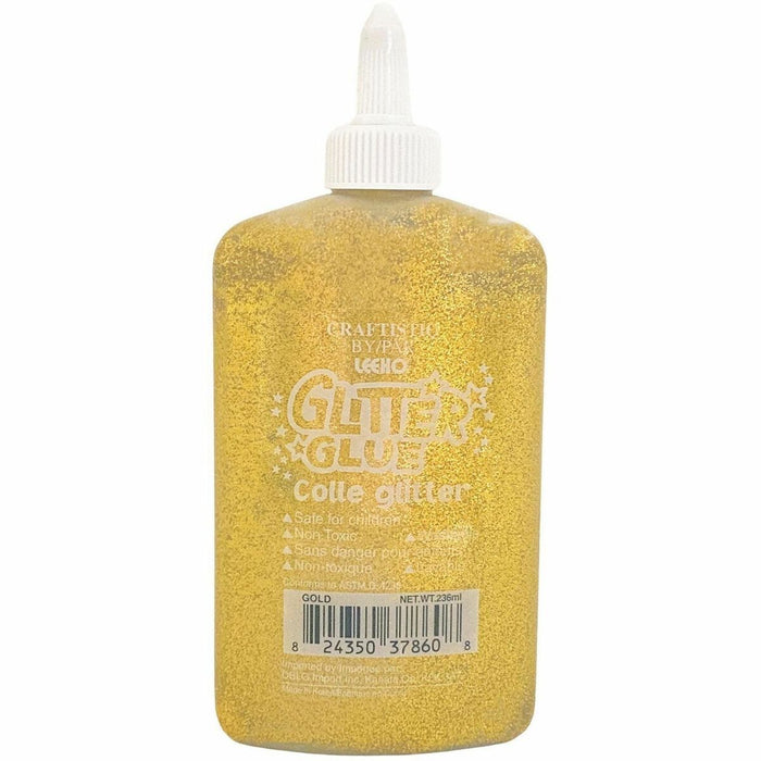 DBLG Import Leeho Glitter Glue - 236 mL - Gold - 1 Each