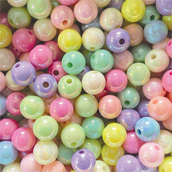 DBLG Import Pearl Beads - Assorted - Plastic - 280 / Pack