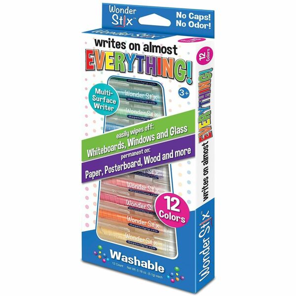 The Pencil Grip Wonder Stix Multi-Surface Writer - Assorted - 12 / Pack