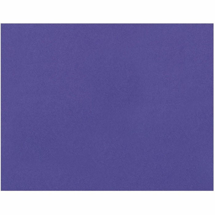 Pacon&reg; Poster Board - Construction, Art Project, Mat, Mounting, Stenciling, Poster, Chart, Painting, Marker - 22" (558.80 mm) Width x 28" (711.20 mm) Length - Purple - 25 / Pack