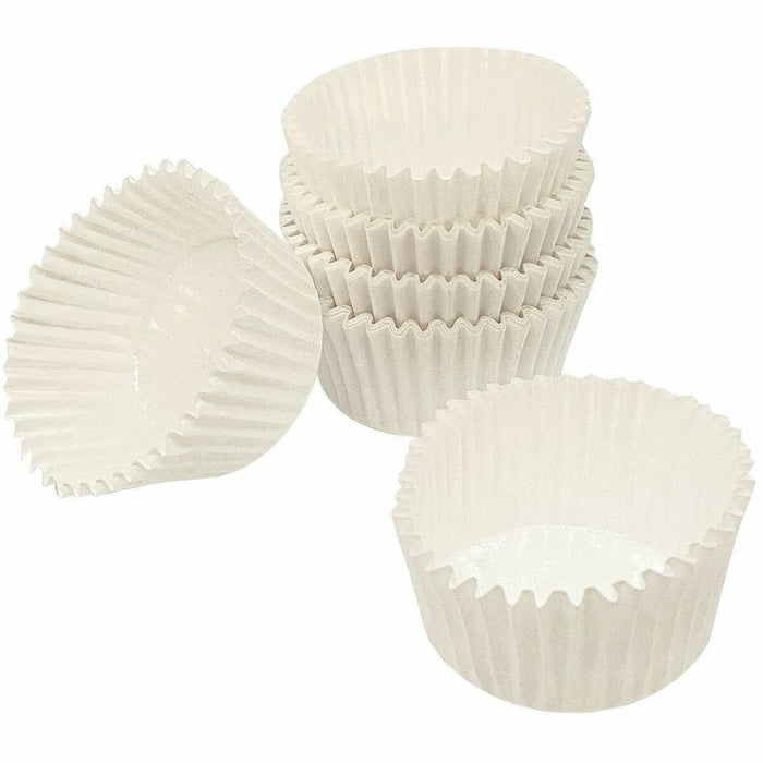 DBLG Import Disposable Coated Craft Cups - Paint, Glue, Craft - 1.18" (30 mm) Height x 1.97" (50 mm) Diameter - White - 100 / Pack