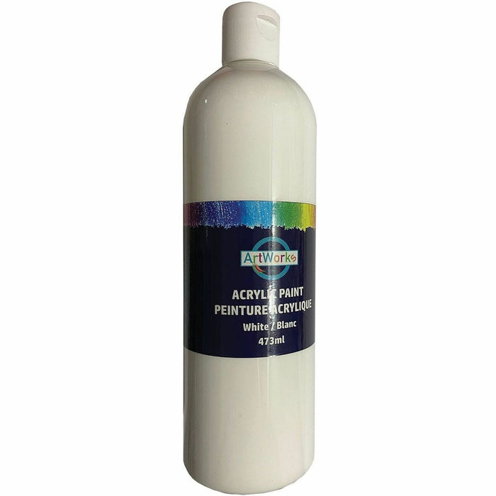 DBLG Import Inc Artworks Acrylic Paint - White - 473 mL - 1 Each