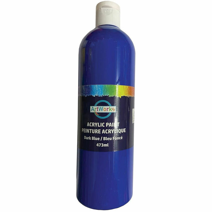 DBLG Import Inc Artworks Acrylic Paint - Dark Blue - 473 mL - 1 Each