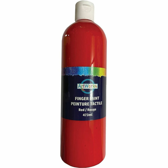 DBLG Import Inc Artworks Finger Paint - Red - 473 mL - Washable - 1 Each