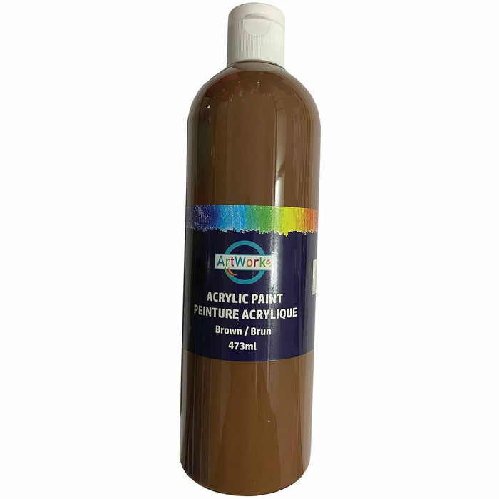 DBLG Import Inc Artworks Acrylic Paint - Brown - 473 mL - 1 Each