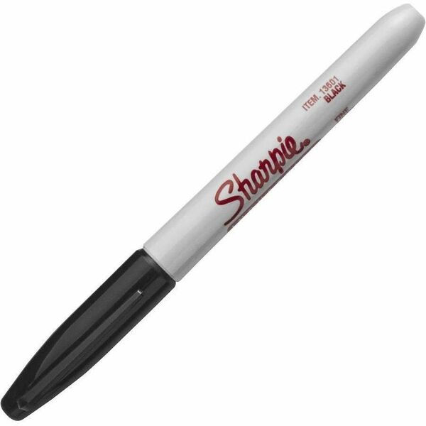 Sharpie Fine Point Industrial Marker - Fine Marker Point - Black Ink - 1 - 1 Each
