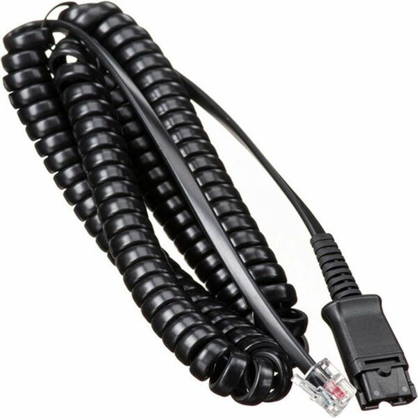 Poly Modular/Quick Disconnect Audio Cable - 10 ft (3.05 m) Modular/Quick Disconnect Audio Cable for Audio Device, Headset - 1 Each