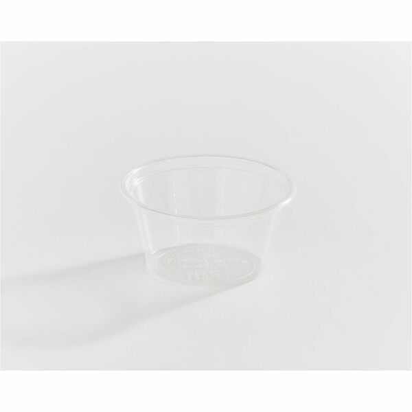 Eco Guardian 2 oz Clear PLA Portion Cup - Sauce, Fruit - Clear - Polylactic Acid (PLA) Body - 125