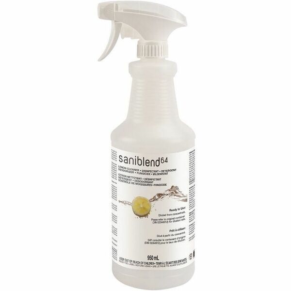 Safeblend Empty Spray Bottle for SaniBlend&trade; 64 Lemon Cleaner