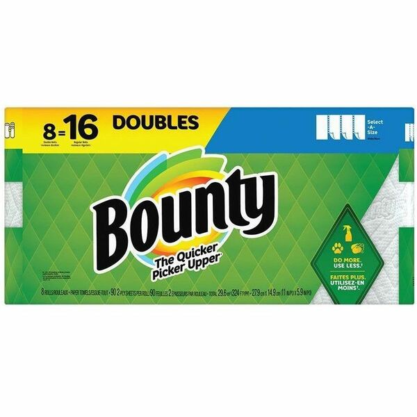 Bounty Select-A-Size Sheets - White - Paper - 16 / Pack